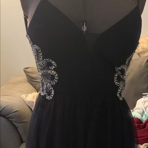 Navy Blue Glam PROM dress